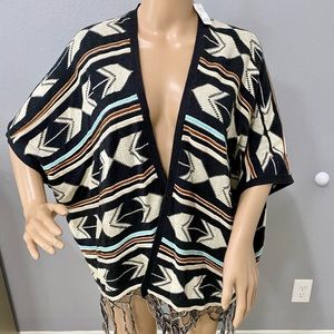 Womens Shawl with arms